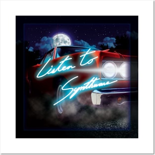 Listen to Synthwave - Night Drive Posters and Art